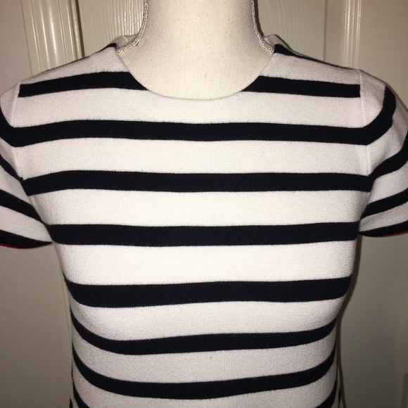 ZARA Knit Striped Sweater Dress - Picture 2 of 9